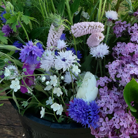 flower arranger's buckets