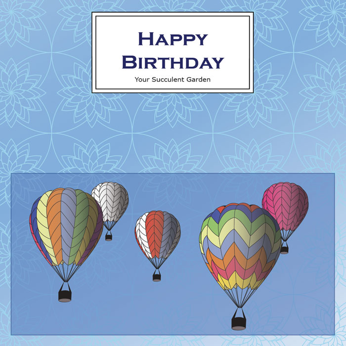 happy birthday balloons wrapper